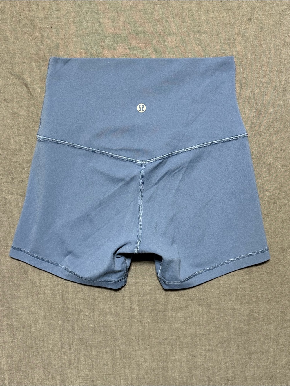 lululemon athletica Align Washed Denim Blue High-Rise 4” Shorts